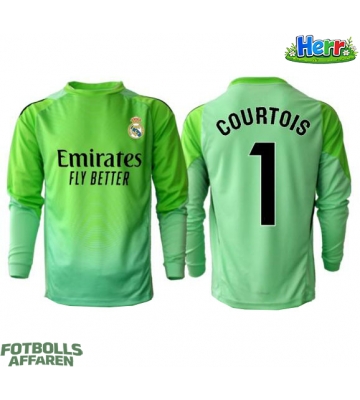 Real Madrid Thibaut Courtois #1 Målvakt Bortatröja 2025-26 Långärmad